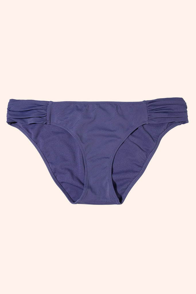 Swim Secret Side Ruched Bikini Bottom | Skipper Blue SWMBTTM SAS 