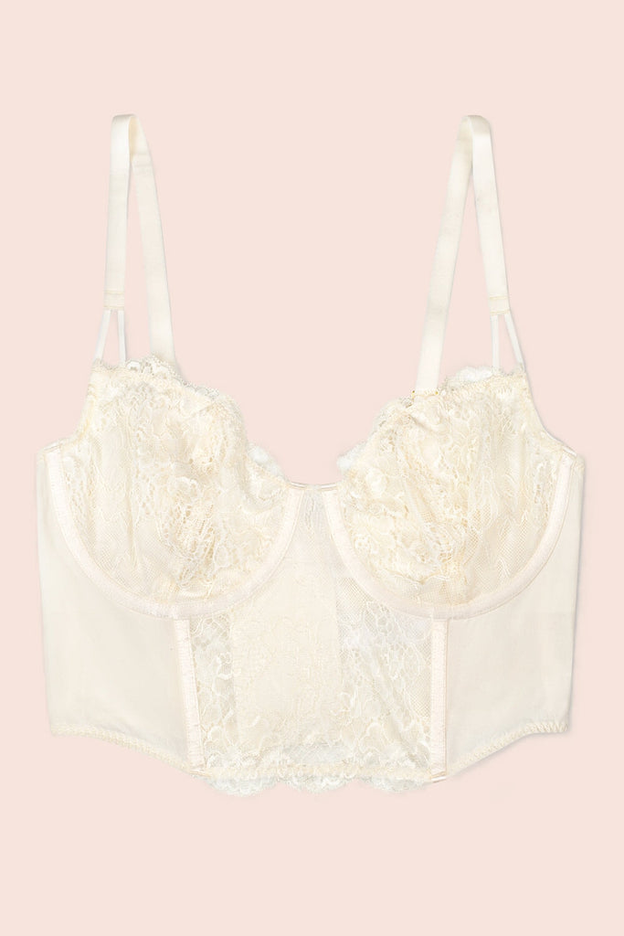 Temptation Lace Bustier | Cream Bra SAS 