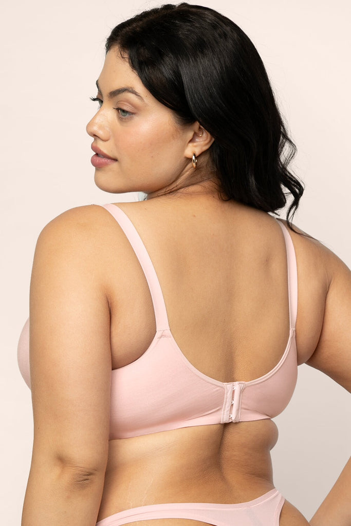 Silky Smooth Demi Unlined Underwire Bra | Blushing Rose BRA SAS 