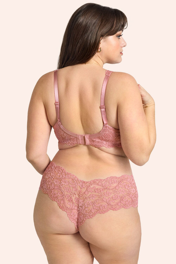 Plus Size Signature Lace Unlined Underwire Bra with Added Support | Foxglove Bra SAS 