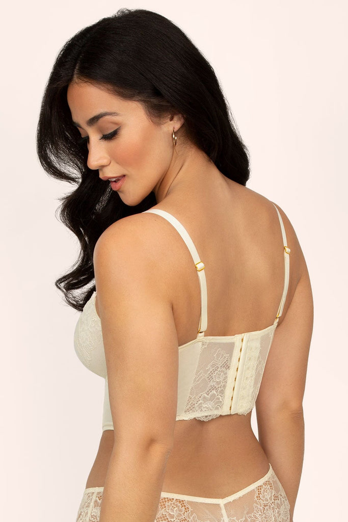 Temptation Lace Bustier | Cream Bra SAS 