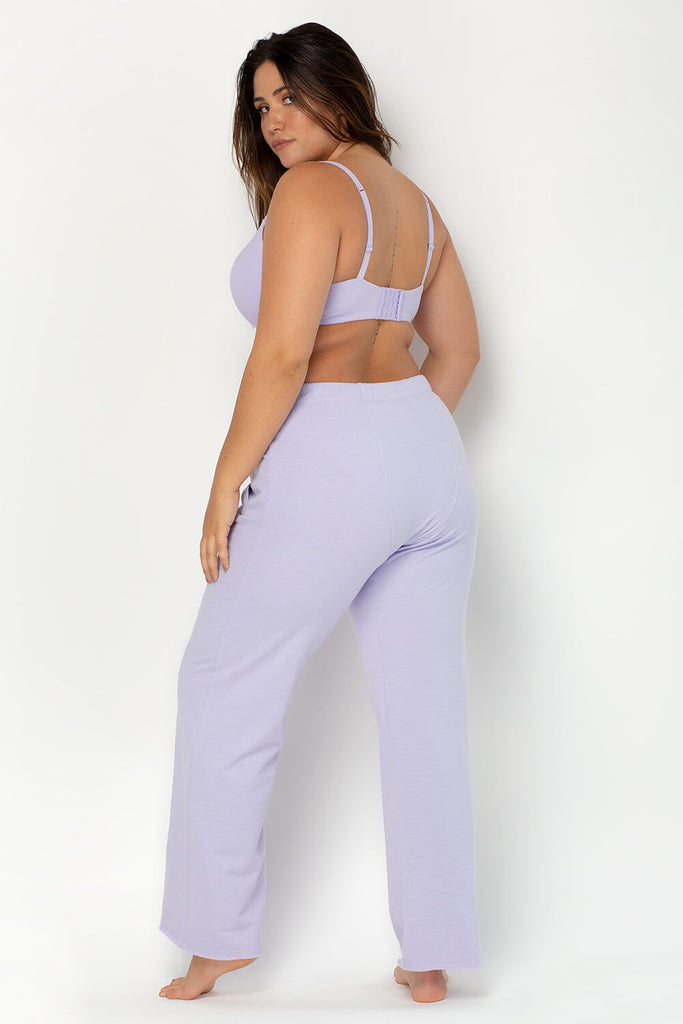 Boyfriend Lounge Pant | Lilac Iris Cotton SLEEPWEAR SAS 