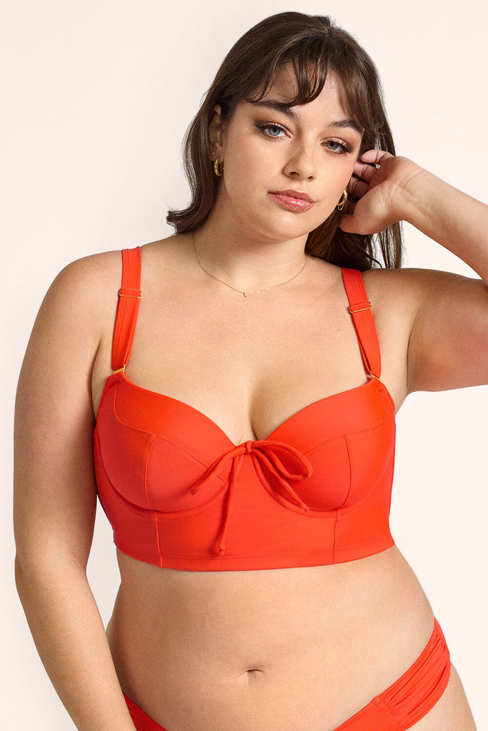 Long Lined Underwire Bikini Top | Lava Bikini Top SAS 