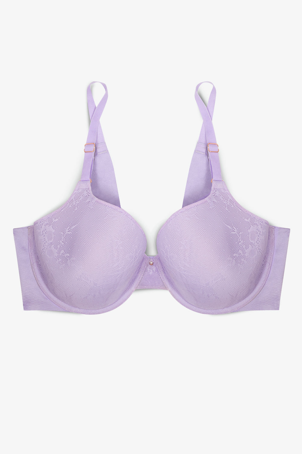 Victoria's Secret Light Lilac Purple Smooth Logo Strap Lightly Lined Non  Wired T-Shirt Bra