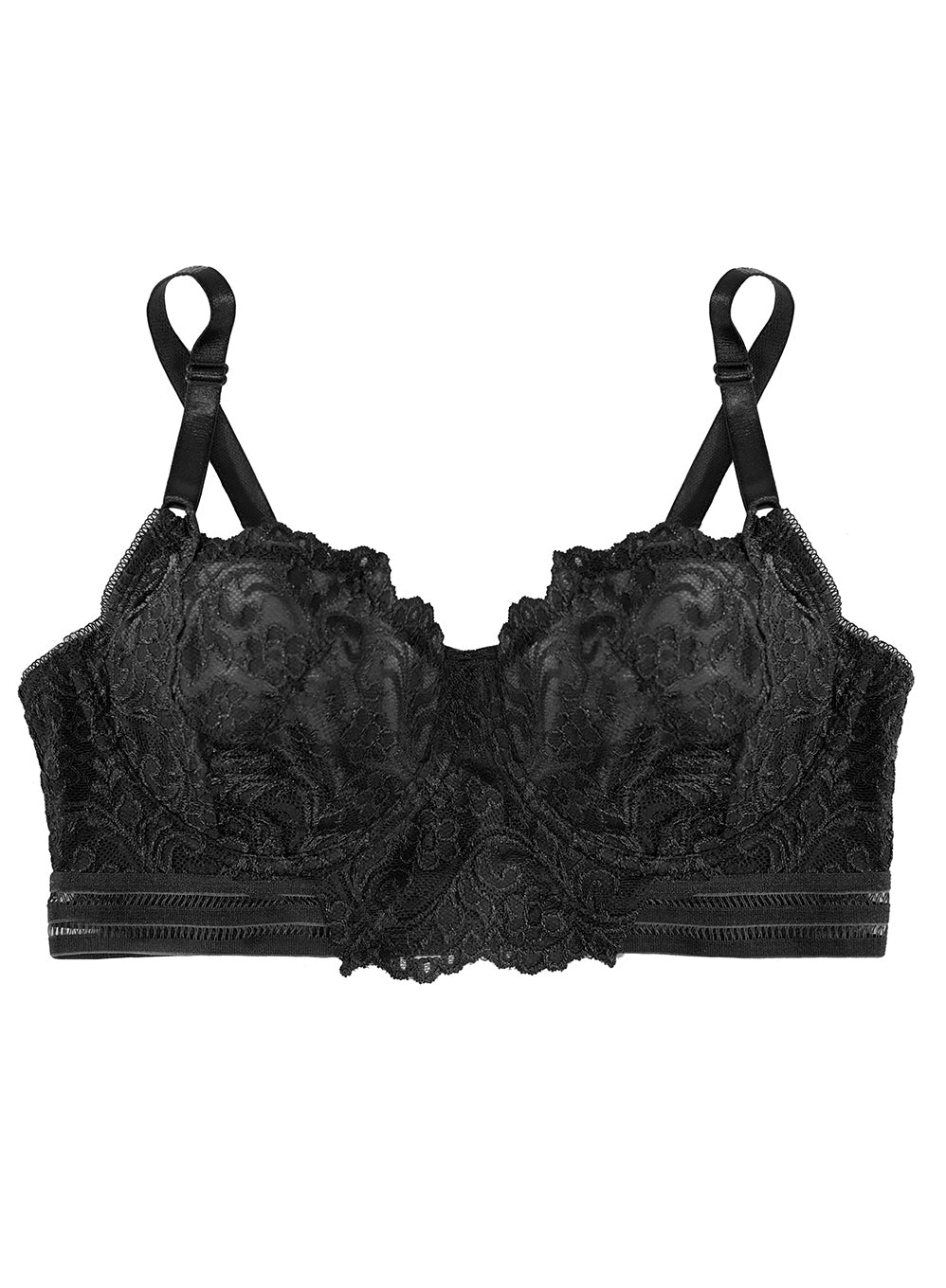 great deals and reviews Victoria´s Secret unlined longline 32B BRA SET XS  high-waist panty BLACK lace