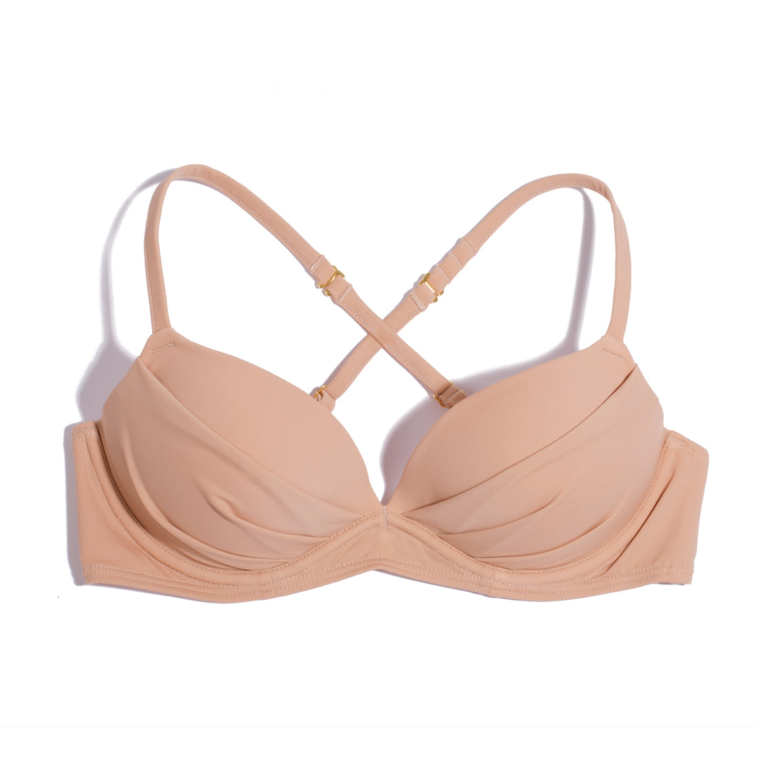 Swim Secret Convertible Push-Up Bikini Top | Caramel BIKINT SAS 