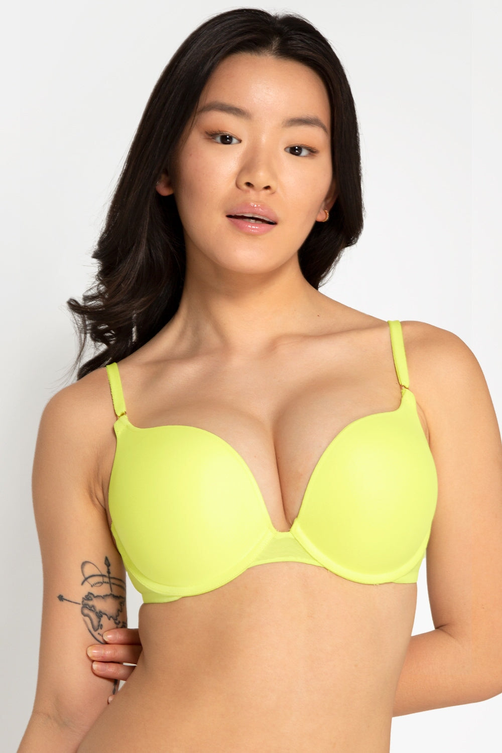 Sexy Yellow, Bras for Large Breasts